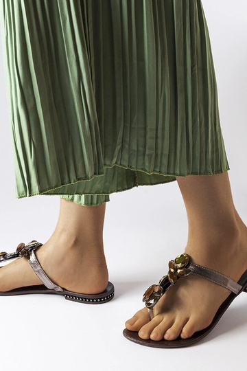 Chanclas elegantes marrones, "Zarattini" 2