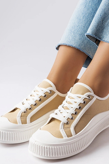 Zapatillas de plataforma beige Alfianello 2