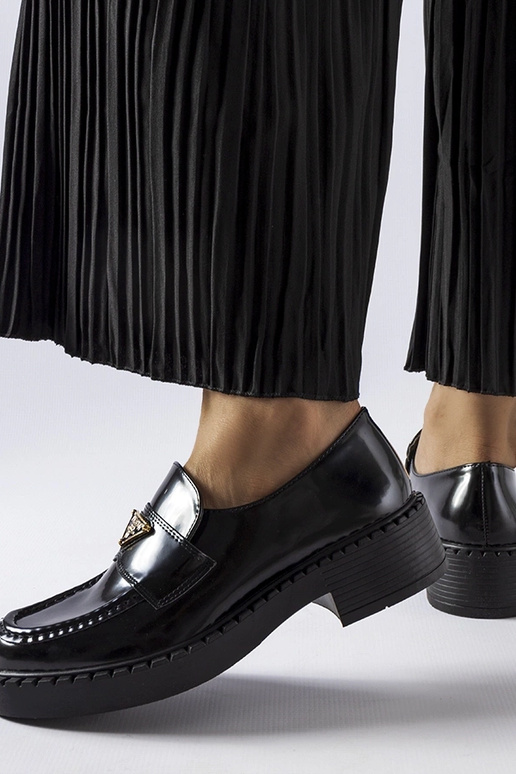 Mocasines negros de mujer Milne