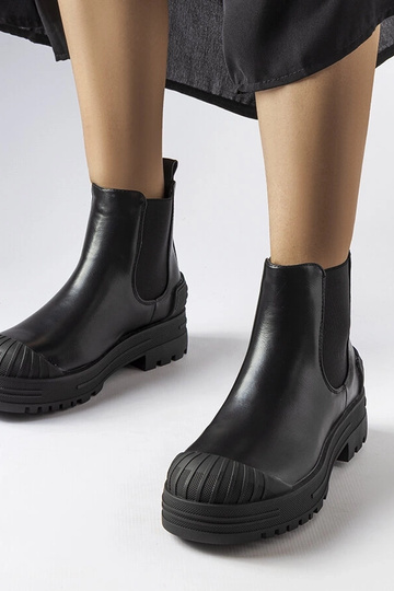 Botas de trabajo negras con...