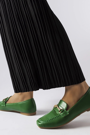 Mocasines elegantes Docherty de color verde 2