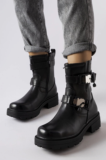 Botas negras gruesas Enrico