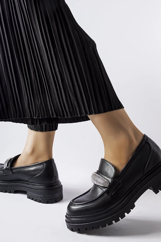 Mocasines Hartford negros con...