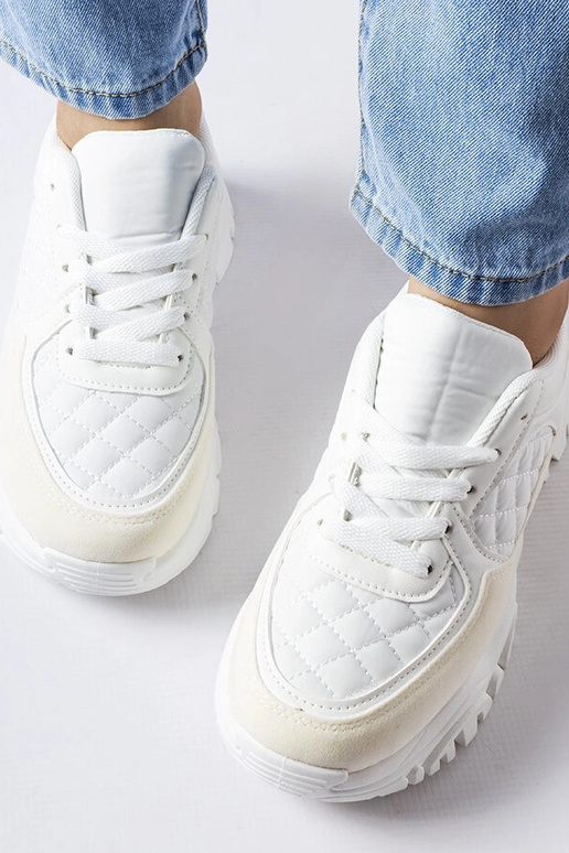 Zapatillas deportivas blancas con... Zapatillas deportivas blancas con...