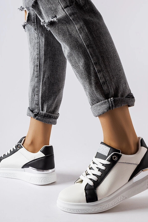 Zapatos Palais en blanco y negro con...