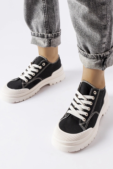 Zapatillas de lona negras Nassar