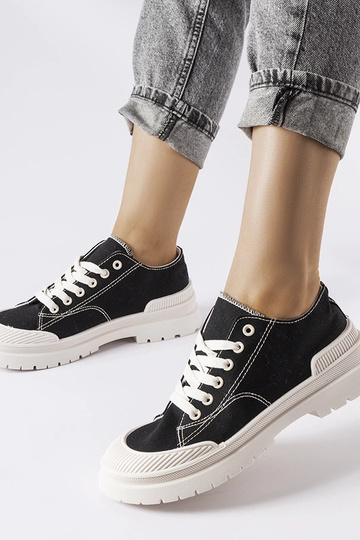 Zapatillas de lona negras Nassar 2