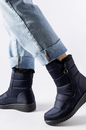 Botas de nieve azul marino...