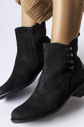 Botines planos Decorah negros 2