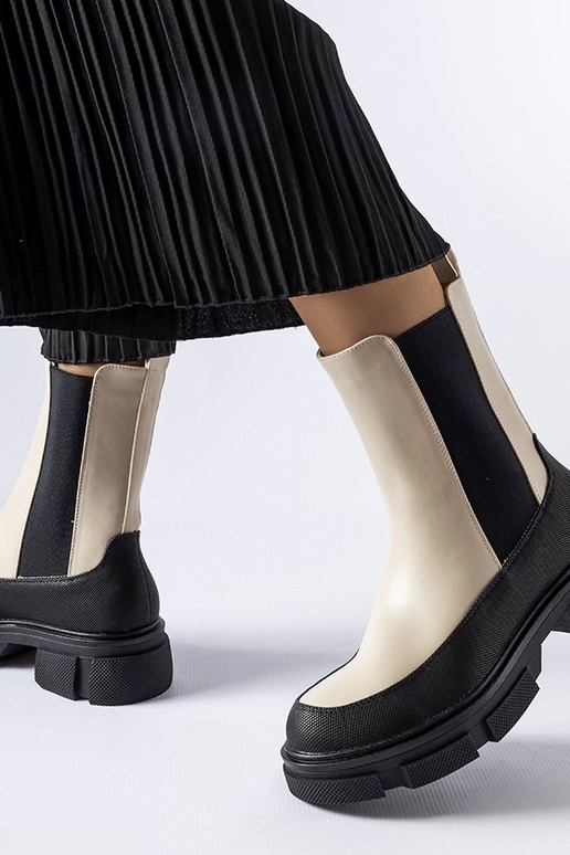 Botines Faisal sin cordones en color...