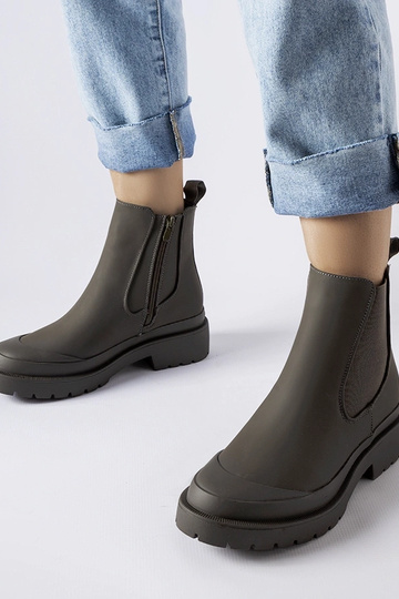 Botines verdes de mujer Detis 2