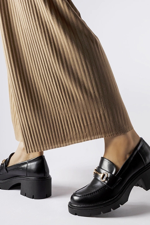 Zapatos negros de tacón alto de Fabrizio