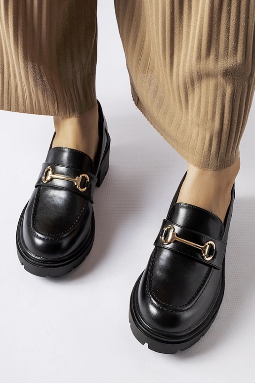 Zapatos negros de tacón alto de Fabrizio