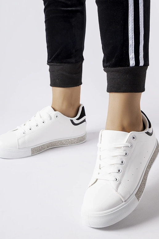 Zapatillas Dina Zircon en blanco y negro