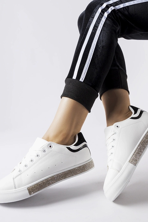 Zapatillas Dina Zircon en blanco y negro