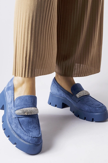 Mocasines azules con... 2