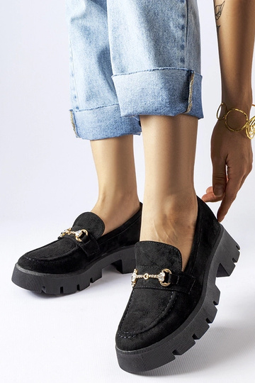 Mocasines negros con...