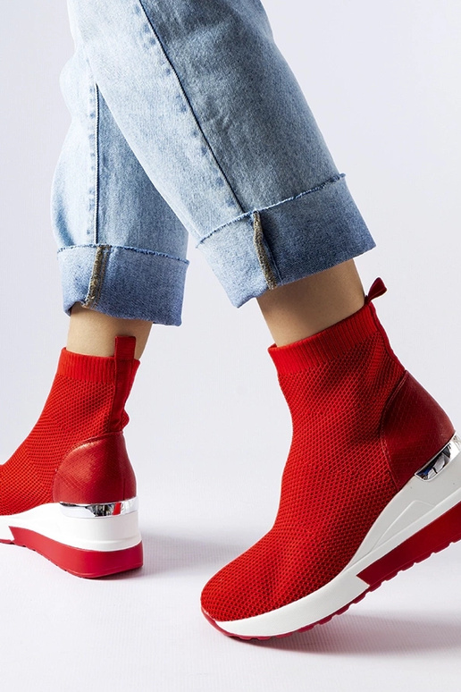 Zapatillas de cuña de tejido Casgio...