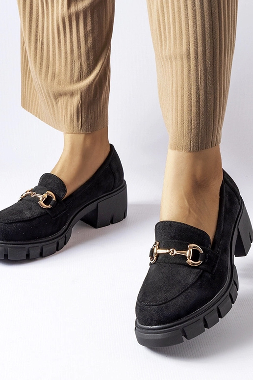 Zapatos negros de tacón alto Irmina