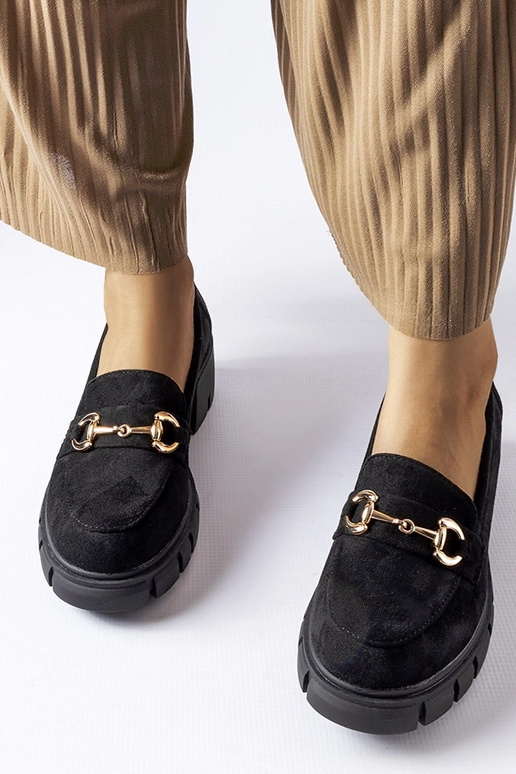 Zapatos negros de tacón alto Irmina