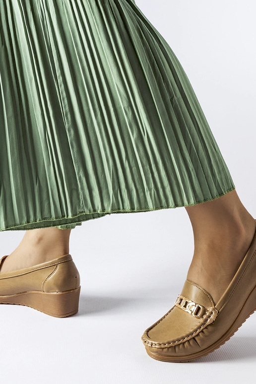 Mocasines con cuña y hebilla Lerino...