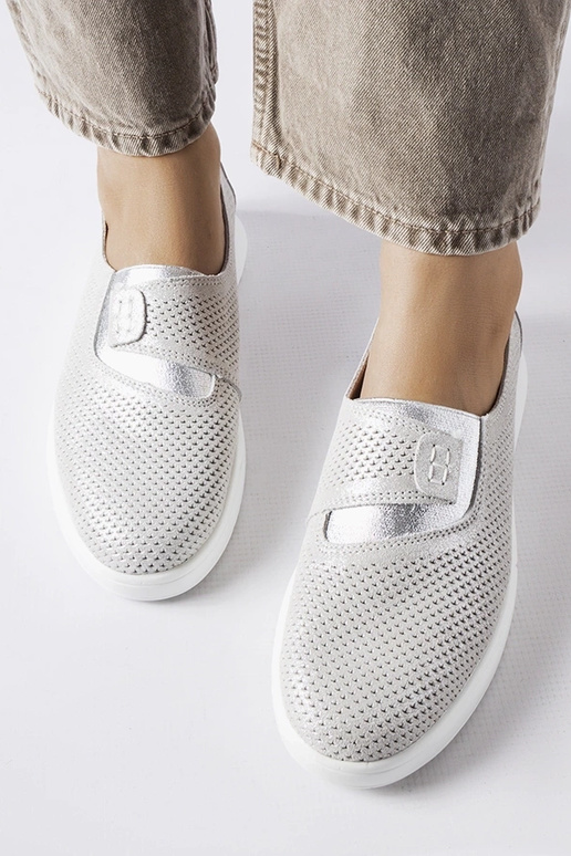 Zapatillas deportivas de piel...