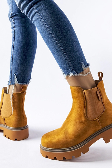 Botines marrones con...