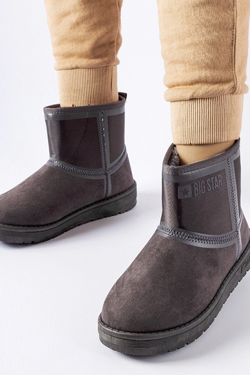 Botas de nieve con estrellas grandes en color morado KK274615