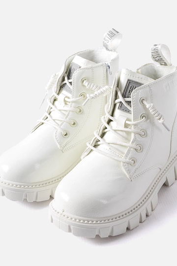 Botines blancos lacados, "Big Star MM374142" 2