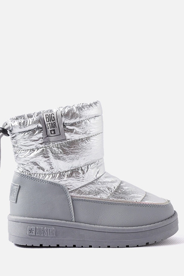 Botas de nieve con estrellas grandes en color gris KK374218