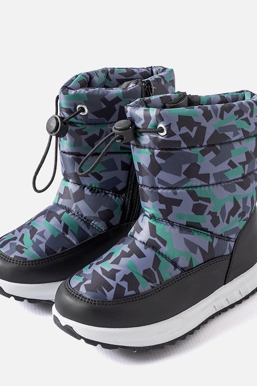 Botas de invierno negro-grises, "Big...