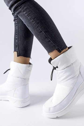 Botas de nieve con aislamiento blancas para mujer de Jensen 2