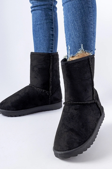 Botines negros de ante...