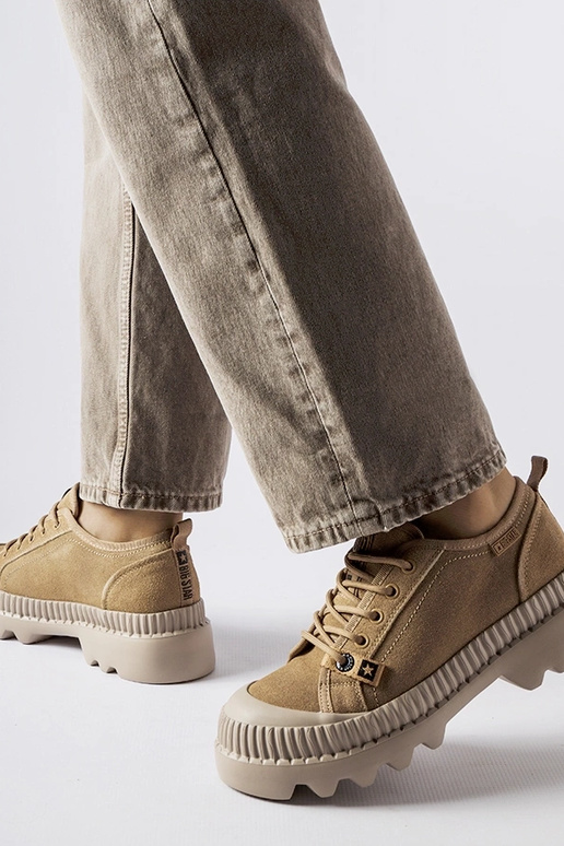 Zapatillas de piel beige Big Star...