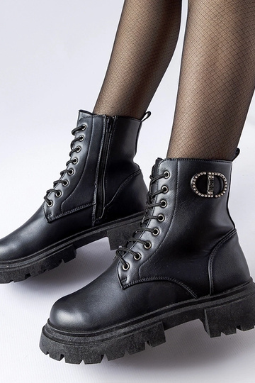 Botas negras aislantes con circonitas Broberg