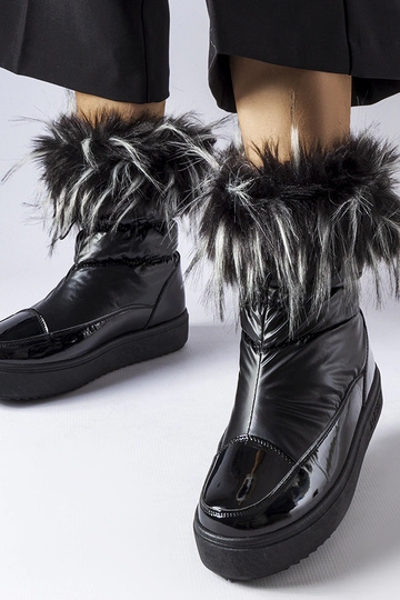 Botas de nieve negras con... 2