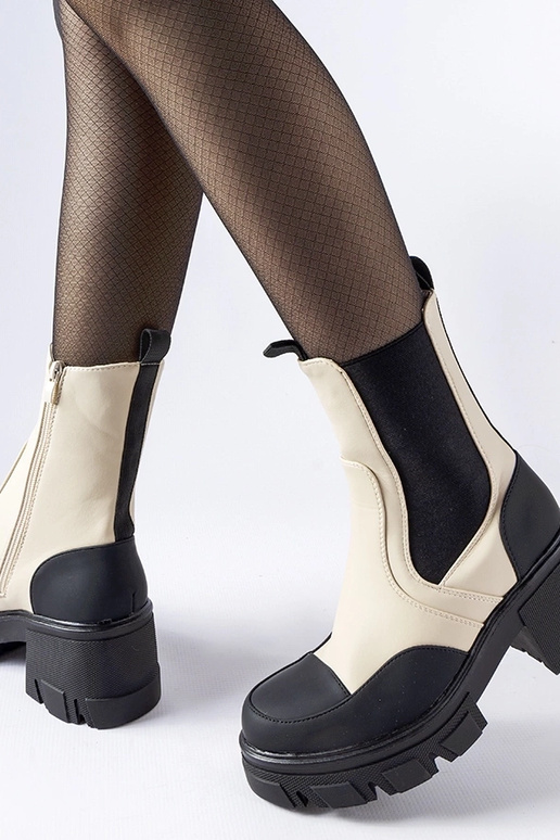 Botines gruesos sin cordones Mafalda...