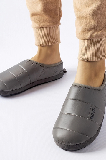 Pantuflas de invierno con aislamiento gris Big Star KK274603 2