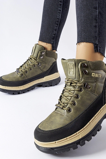 Zapatillas juveniles verdes Big Star KK274220 2
