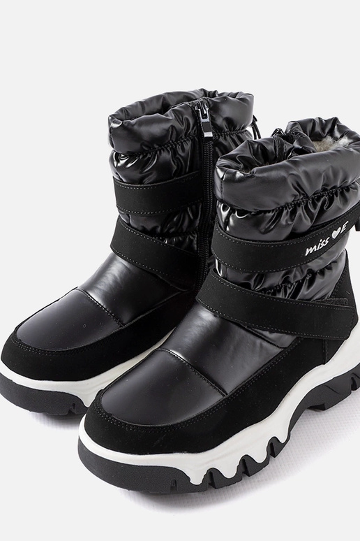 Botas de invierno para niñas negras,... Botas de invierno para niñas negras,...