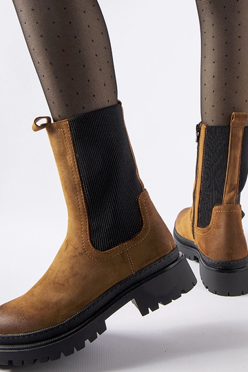 Botas altas marrones con... 2