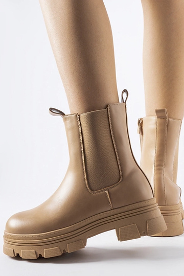 Botines beige sobre... 2