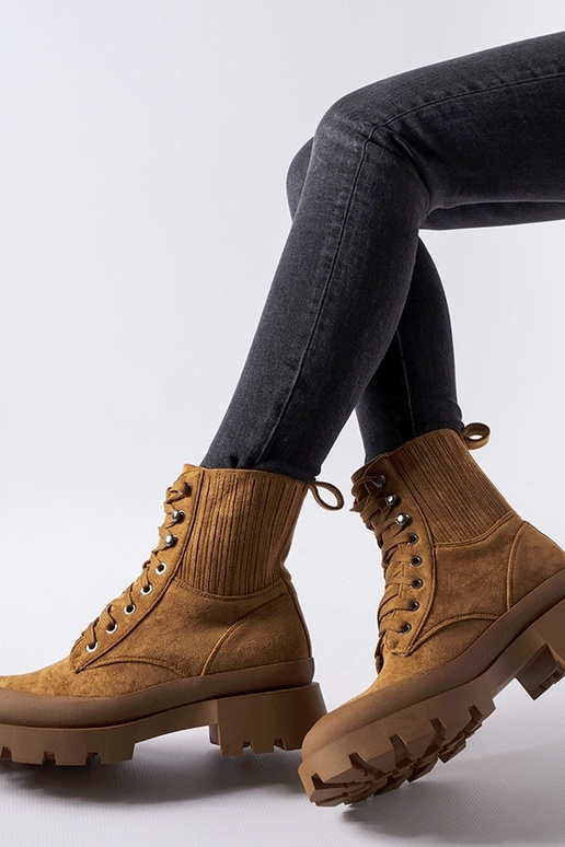 Botines de ante ecológico marrón Orson