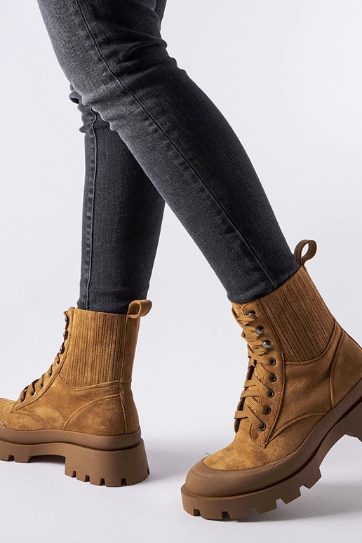 Botines de ante ecológico marrón Orson