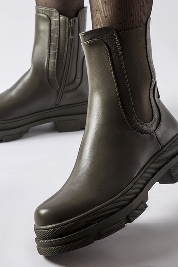 Botas de montaña verdes con...