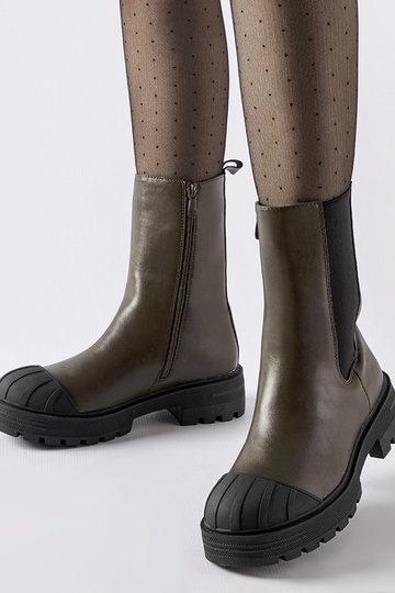 Botas Chelsea con aislamiento en color verde oscuro de Porcigatone 2