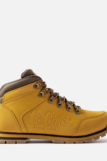 Zapatos de cuero amarillos Lee Cooper LCJ-21-01-0706M