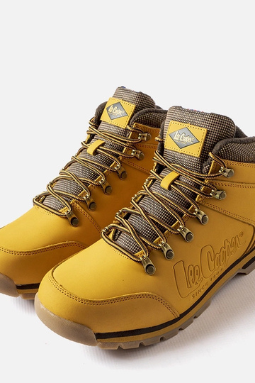 Zapatos de cuero amarillos Lee Cooper LCJ-21-01-0706M 2