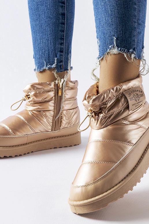 Botas de nieve doradas Lee Cooper...