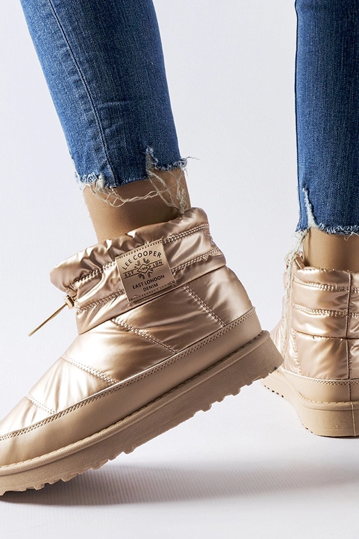 Botas de nieve doradas Lee Cooper...